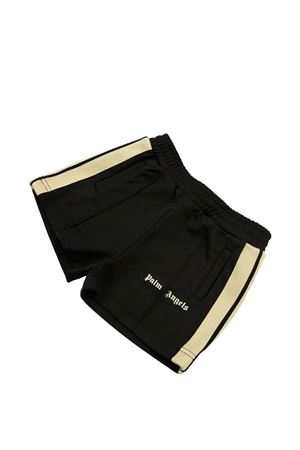 side-stripe logo-print shorts PALM ANGELS KIDS | PGCL001S26FAB001110